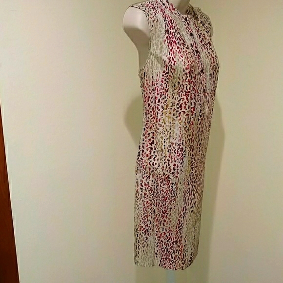 ETCETERA SILK SLEEVELESS SHIFT DRESS - Picture 3 of 8